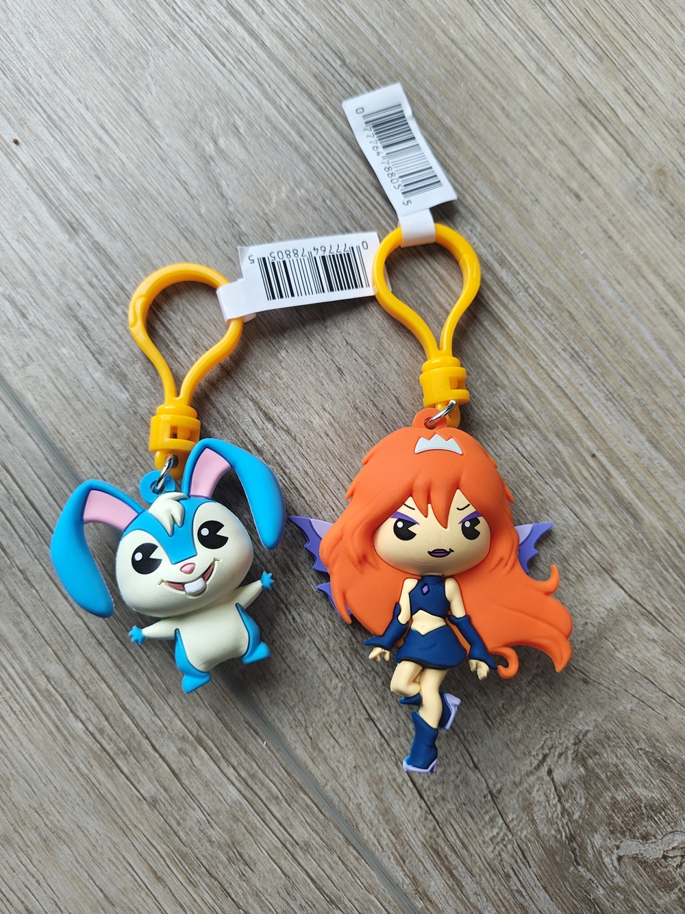 Dark Bloom And Kiko Winx Club Monogrammed Keychain Set